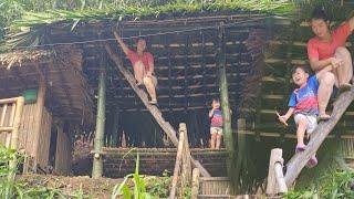 Build and renovate bamboo chicken coops and thatch roofs