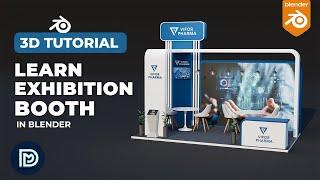 Learn Exhibition Booth in Blender - 3D Tutorial