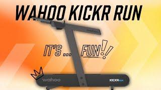 Wahoo KICKR RUN: A Treadmill That's Actually Fun | First Look