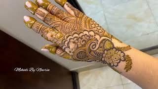 Party Mehendi Tutorial | Mehedi By Nowrin