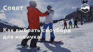 Как выбрать сноуборд для новичка