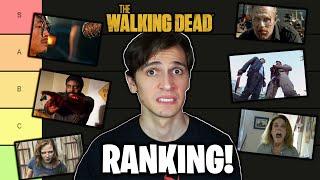 The Walking Dead Character Deaths Ranked! (Season  1 - Season 11)