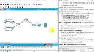 4.1.3.4 Packet Tracer - Configuring IPv6 ACLs