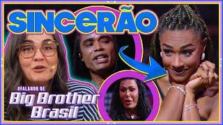 BBB25 Sincerão: Pipoqueira! Aline passa muita vergonha; Tadeu detona brothers; Gra x Diogo