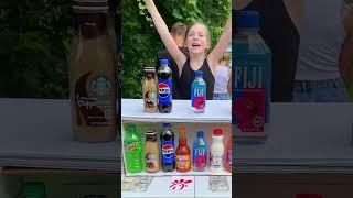 Family Drink Matching Frenzy! #shorts #game #challenge #challenge