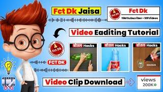 Fct Dk Jaisa Video Edit : Step-by-Step | Edit Shorts Video Like Fct Dk