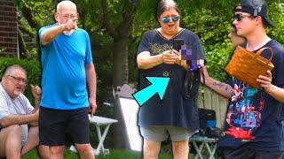 Sneaking Weird Items into Peoples Garage Sale!