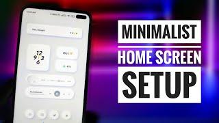 Minimalist Android Home Screen Setup