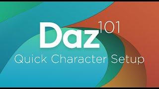 Daz 3D Tutorial: Quick character setup