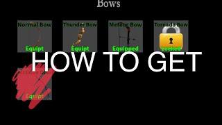 How to get the lightning, meteor, and tornado bows in the revenge of the slimes