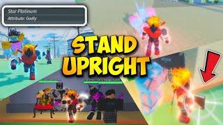 TRYING OUT STAND UPRIGHT ON ROBLOX, D4C AND ULTIMATE DIARY!