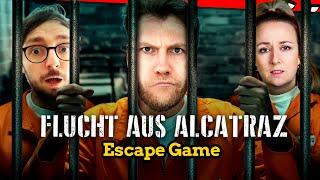 Gelingt die FLUCHT aus ALCATRAZ? | Deckscape ESCAPE GAME mit Nils, Andreas & Johanna