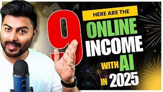 9 Best Online Income Ideas Using AI in 2025 | Hrishikesh Roy