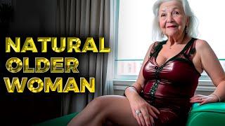 Natural Older Woman Over 80 In Stunning Dresses And Tights ep. 7