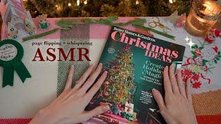 ASMR Magazine Flip Through  (whisper + paper sounds)