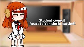 //Student council react to yandere simulator in nutshell//reaction//Yan sim//