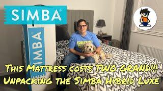 Unpacking the Simba Hybrid Luxe Mattress. This MATTRESS costs TWO GRAND!