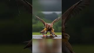 Brave Birds Save Her Babies From Rain