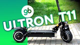 Обзор электросамоката ULTRON T11 2400W (60/24AH) - полноприводная 11" модель с полноценной подвеской