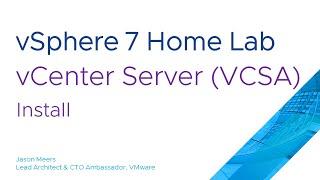 vCenter Server Install (VCSA) Platform Services controller (PSC) (VMware vSphere ESXi 7) Jason Meers