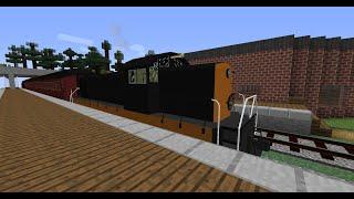 Minecraft: Garfield Valley. First passenger train