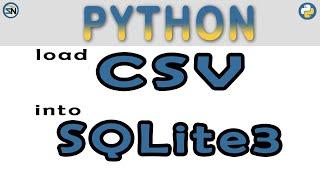 Step-by-step to load a CSV file into SQLite3 using Python.