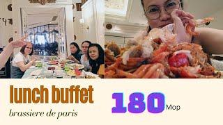 LUNCH BUFFET/PART 1/2 BRASSIERE DE PARIS LEGEND PALACE MACAU CHINA