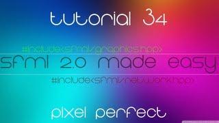 C++ Sfml 2.0 Made Easy Tutorial 34 - Pixel Perfect Collision