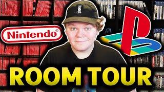 2025 Nintendo & PlayStation Game Collection Room Tour!!