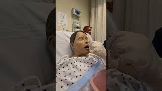 NG tube done by nurse Jay