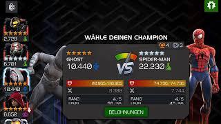 Mcoc | Act 5.4.5 - immunity path | 5* r4 (undube) Ghost vs. Spider Man