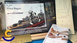 Unboxing - OcCre 1:200 Prinz Eugen wooden model Battleship