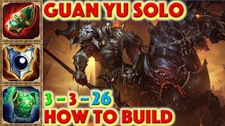 SMITE HOW TO BUILD GUAN YU - Guan Yu Solo Build + How To + Guide (Season 7 Conquest) 2020 The Shadow