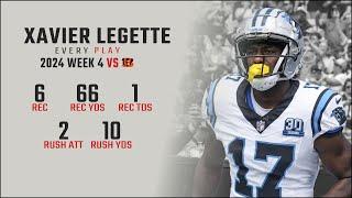 Xavier Legette Week 4 Replay: Every Target, Catch, and Run vs Cincinnati Bengals