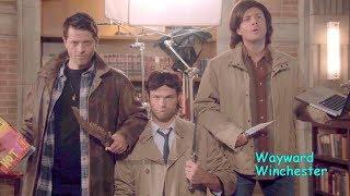 Supernatural Season 8 - 14 GAG REEL Supercut | Funny Supernatural Bloopers VS Real Life