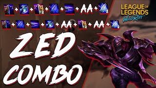 LOL WILD RIFT | ЗЕД КОМБО | ZED COMBO