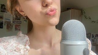 ASMR for sleep ^^🪷 kisses // spit painting // tapping