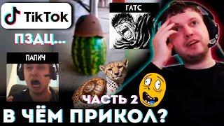 ПАПИЧ ТУПЕЕТ ОТ ПРОСМОТРА TIK TOK  ПАПИЧ СМОТРИТ ВИДОСИКИ (часть 2)