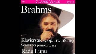 J. Brahms 2 Rhapsodies for Piano Op.79, Radu Lupu