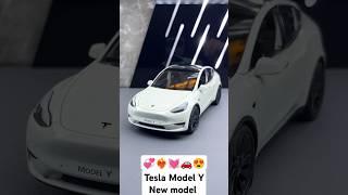 mini Tesla Model Y fully electric, mid-size SUV model car #vuralshort #cars #viralvideo