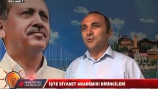 İŞTE SİYASET AKADEMİSİ BİRİNCİLERİ