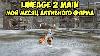 Месяц активного фарма в Lineage 2 Main.