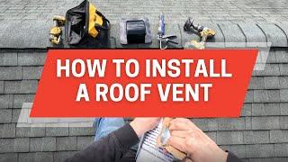 How To Install A Dryer Vent On A Roof
