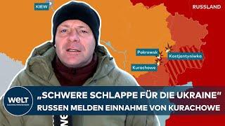 UKRAINE-KRIEG - Kreml: Kurachowe unter russischer Kontrolle - "schwere Schlappe für die Ukraine"