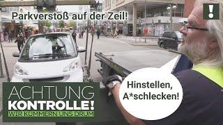 "Hinstellen, A*schlecken!" Parkvergehen auf der ZEIL in Frankfurt!  | Achtung Kontrolle