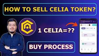 How to sell CELIA Token || How to Buy CELIA token