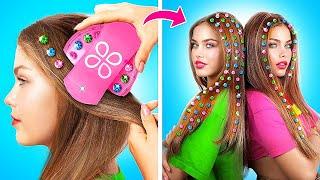 From Nerd to Popular by Twins! Total Makeover Using Viral Hacks and Gadgets!