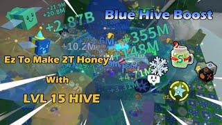 How I Easily Made 2 Trillion Honey With Blue Hive | Bee Swarm Simulator | Roblox