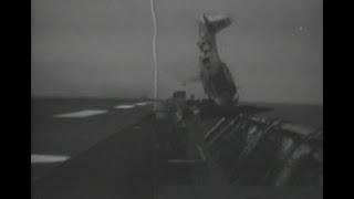 Airplane Landings & Crashes; Crash & Salvage Air Operations aboard USS Guadalcanal (CVE 30)