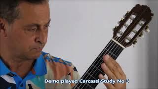 Manuel Contreras 1997 1a Especial demo Carcassi www concert classical guitar com